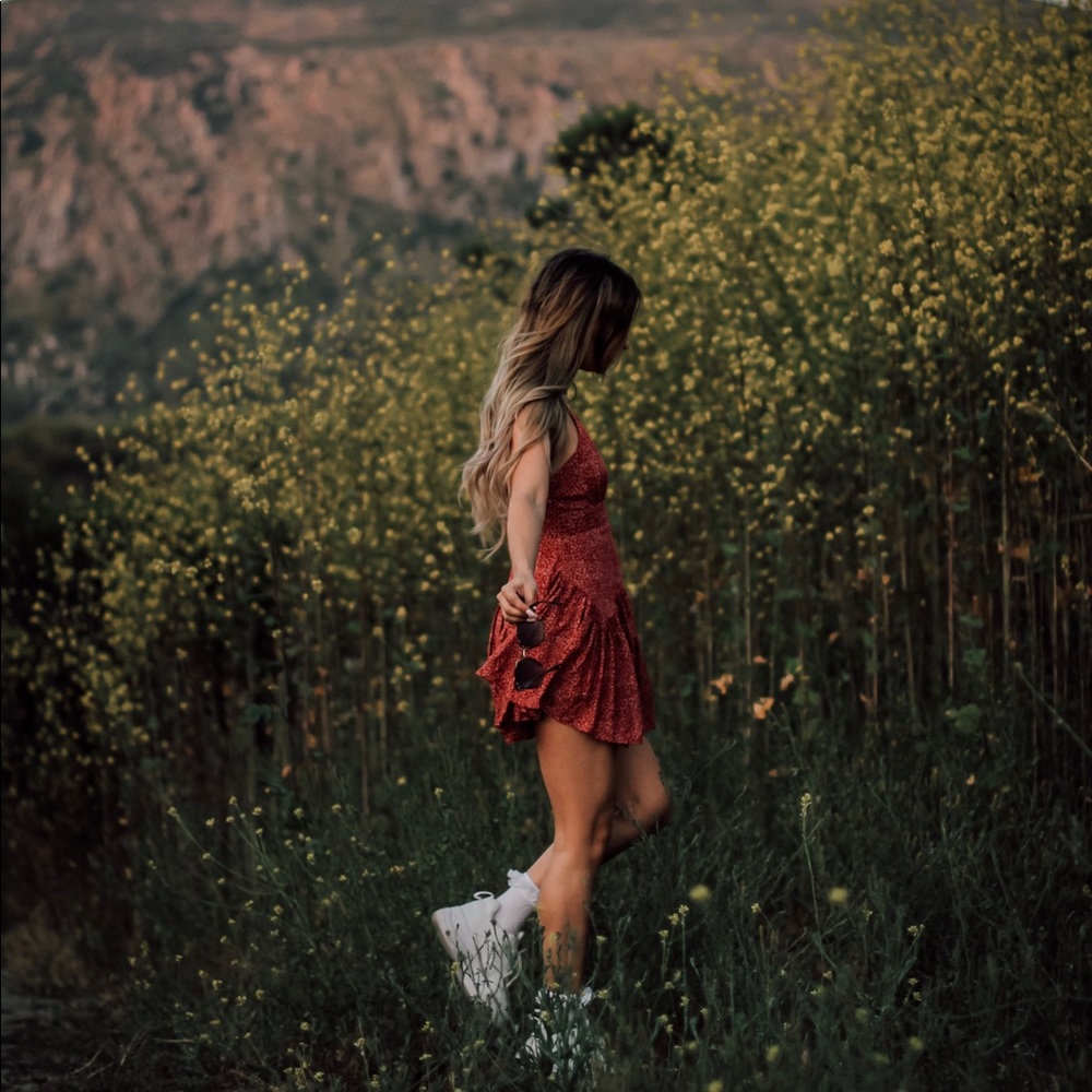 Red dress